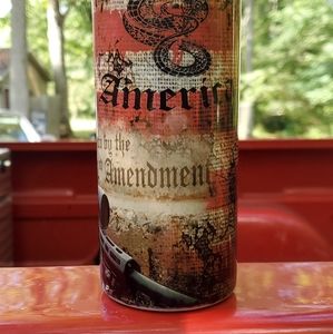 2nd amendment tumbler 20 oz skinny